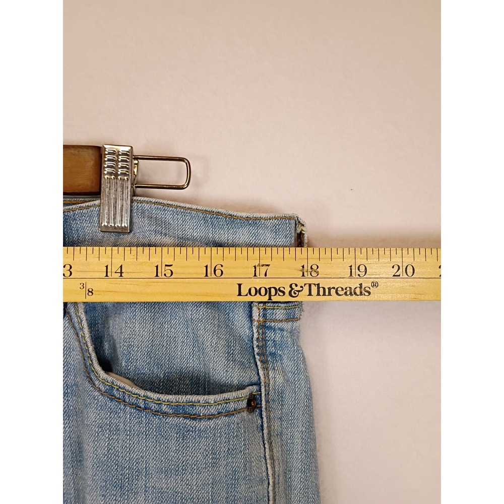 Y2K Casual Old Navy Womens 12 Short Light Wash The Diva Bootcut Stretch Jeans - Picture 5 of 10